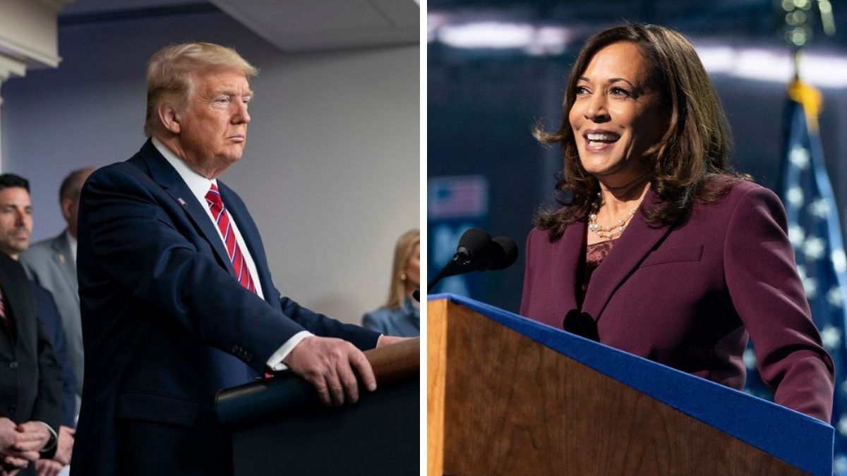 donald trump kamala harris presidentes eua eleições