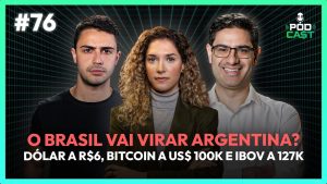 O Brasil vai virar Argentina? Dólar a R$6, Bitcoin a US$ 100k e Ibov a 127k